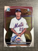 2023 Bowman Chrome Prospects #BCP-161 Dangelo Sarmiento