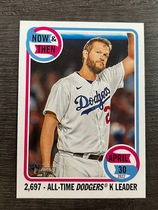 2023 Topps Heritage High Number Now & Then #NT-15 Clayton Kershaw