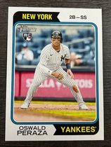 2023 Topps Heritage High Number #710 Oswald Peraza