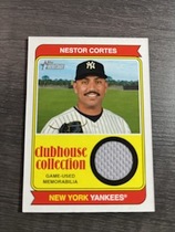 2023 Topps Heritage High Number Clubhouse Collection Relics #CCR-NC Nestor Cortes