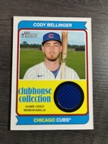 2023 Topps Heritage High Number Clubhouse Collection Relics #CCR-CBE Cody Bellinger
