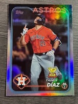 2024 Topps Rainbow Foil #77 Yainer Diaz