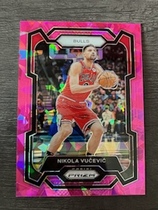 2023 Panini Prizm Pink Ice Prizm #87 Nikola Vucevic