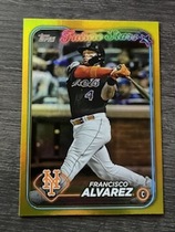 2024 Topps Gold Foil Series 2 #383 Francisco Alvarez