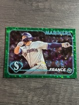 2024 Topps Green Crackle Foil Series 2 #611 Ty France