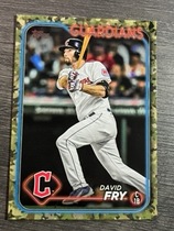 2024 Topps Memorial Day Camo Series 2 #446 David Fry