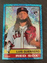 2025 Topps Heritage Chrome Light Blue Sparkle Refractor #306 Luis Guerrero