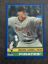 2025 Topps Heritage High Number Dark Blue Bordered #655 Michael Darrell-Hicks