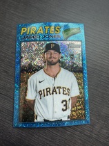 2026 Topps Heritage Chrome Light Blue Sparkle Refractor #141 Jared Jones