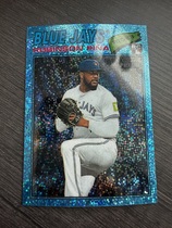 2026 Topps Heritage Chrome Light Blue Sparkle Refractor #315 Robinson Pina