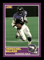 1989 Score Supplemental #331S Herschel Walker