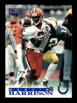 1996 Pro Line Base Set #342 Marvin Harrison