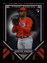 2022 Finest Rookie Design Variation #FRD-HG Hunter Greene