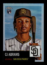 2022 Topps Chrome Platinum Anniversary Refractor #257 Cj Abrams