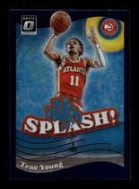 2023 Donruss Optic Splash Purple #1 Trae Young