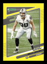 2021 Donruss Press Proof Yellow #87 Maxx Crosby