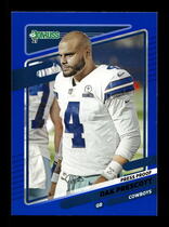 2021 Donruss No Helmet Photo Variation Press Proof Blue #187 Dak Prescott