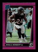 2021 Donruss Optic Pink #293 Khalil Herbert