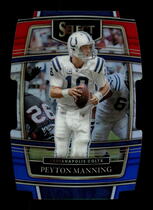 2021 Panini Select Red & Blue Die-Cut Prizm #35 Peyton Manning