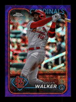 2024 Topps Chrome Logofractor Edition Purple Refractor #212 Jordan Walker