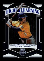 2023 Panini Elite Extra Edition Higher Learning Blue #HL-16 Dylan Crews