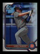 2022 Bowman Chrome Draft Refractor #BDC-166 James Triantos