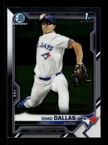 2021 Bowman Chrome Draft #BDC-23 Chad Dallas