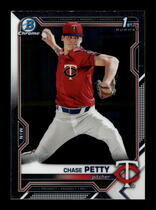 2021 Bowman Chrome Draft #BDC-49 Chase Petty