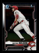 2021 Bowman Chrome Draft #BDC-103 Matheu Nelson