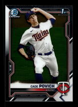 2021 Bowman Chrome Draft #BDC-104 Cade Povich