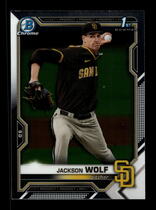 2021 Bowman Chrome Draft #BDC-141 Jackson Wolf