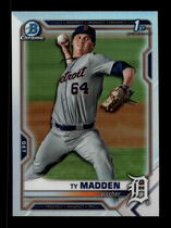 2021 Bowman Chrome Draft Refractor #BDC-152 Ty Madden