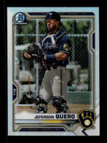 2021 Bowman Chrome Draft Refractor #BDC-183 Jeferson Quero