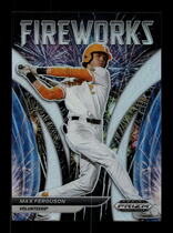 2021 Panini Prizm Draft Picks Fireworks Silver Prizm #20 Max Ferguson