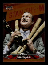 2024 Stadium Club Chrome Orange Refractor #266 Stan Musial