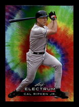 2024 Leaf Electrum Tie-Dye Silver Board #10 Cal Ripken Jr.