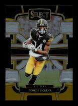 2023 Panini Select Black & Gold Die-Cut Prizm #83 George Pickens