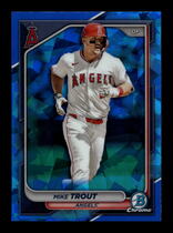 2024 Bowman Chrome Sapphire Edition #82 Mike Trout