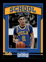 2017 Panini Contenders Draft Picks School Colors #2 Lonzo Ball