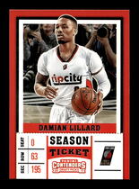 2017 Panini Contenders Draft Picks #9 Damian Lillard