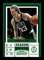 2017 Panini Contenders Draft Picks #35 Larry Bird