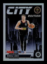 2023 Panini Premium Stock City Edition Silver Prizm #13 Nikola Jokic