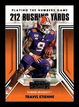 2021 Panini Contenders Draft Picks Playing the Numbers Game #21 Travis Etienne