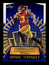 2023 Leaf Draft Blue #14 Caleb Williams
