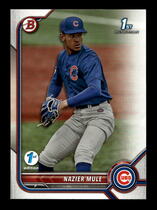 2022 Bowman Draft 1st Edition #BD-77 Nazier Mule