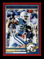 2025 Score Rookies Red #37 Omarion Hampton
