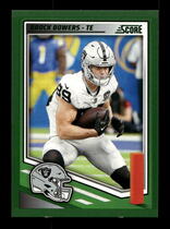 2025 Score Green #36 Brock Bowers