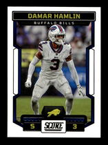 2023 Score Base Set #266 Damar Hamlin