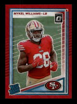 2025 Donruss Optic Rated Rookie Preview Red Wave #319 Mykel Williams