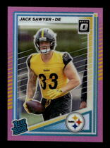 2025 Donruss Optic Rated Rookie Preview Pink #390 Jack Sawyer